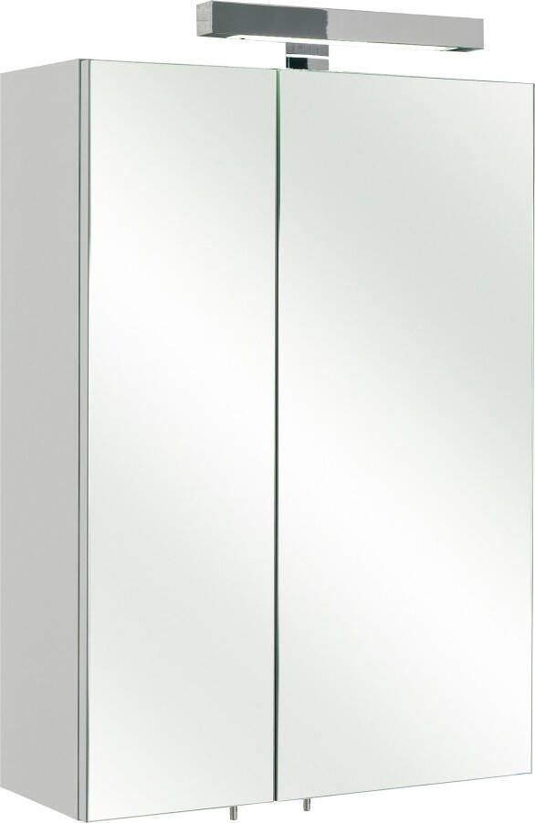 Saphir Spiegelkast Quickset 311 badkamermeubel 2 spiegeldeuren 2 planken 50 cm breed