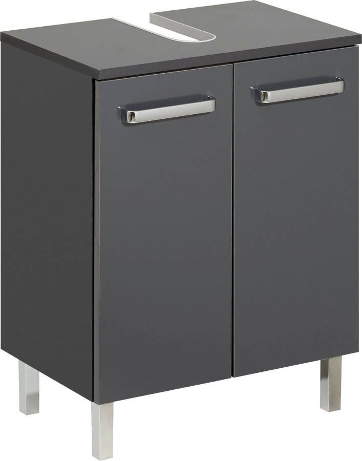 Saphir Wastafelonderkast Quickset wastafelonderkast met 2 deuren 50 cm breed zonder wastafel