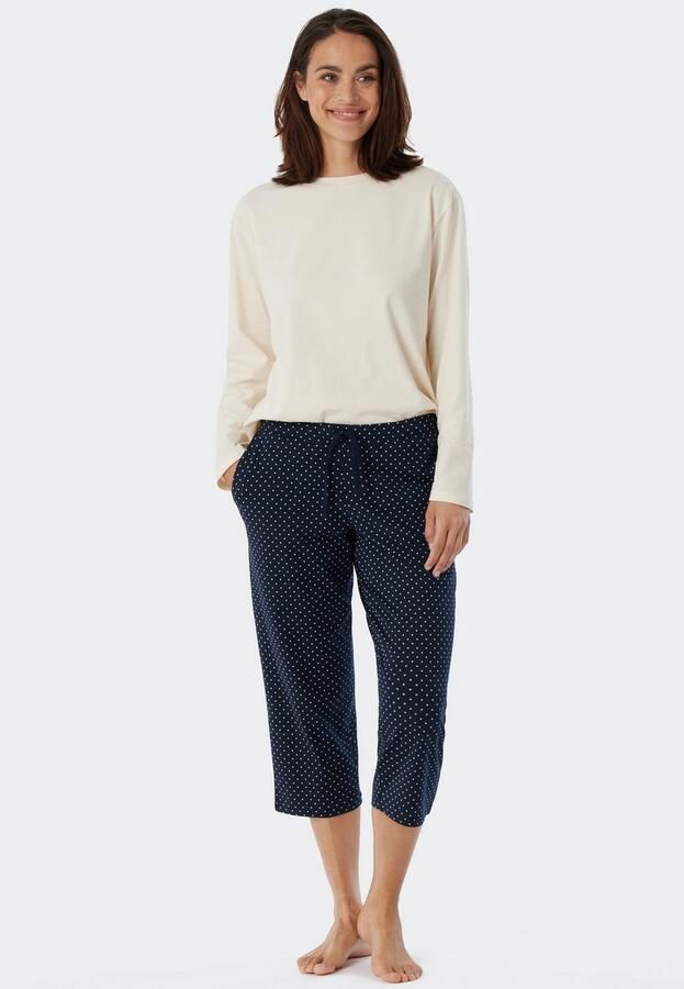 Schiesser 3 4 broek Mix + Relax zijzakken strikband - Foto 4