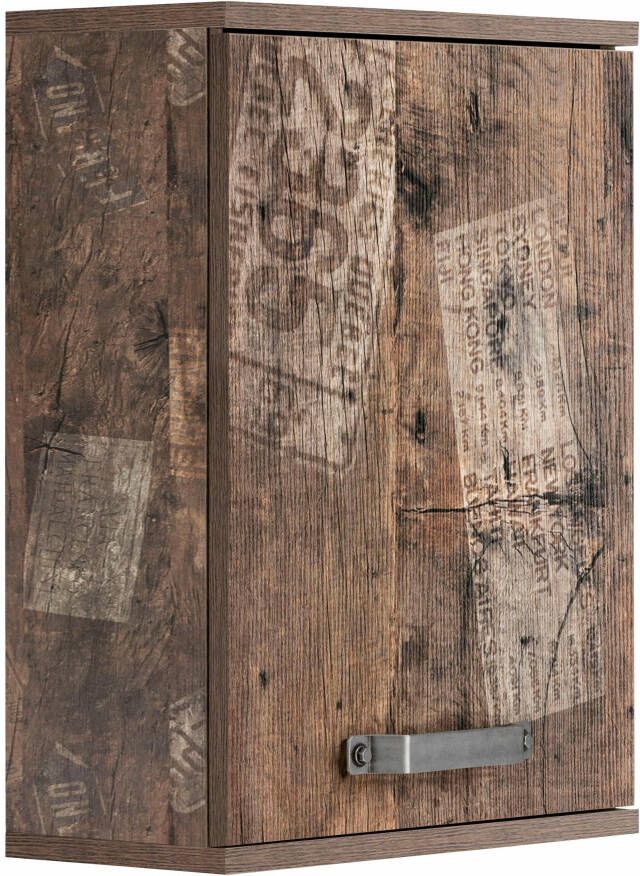 Schildmeyer Hangend kastje Milan Breedte 40 5 cm met metalen handgrepen draairichting deur naar keuze links of rechts - Foto 2