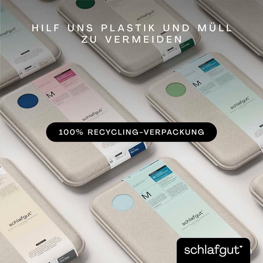 Schlafgut Hoeslaken Cool Contact 100% gekamd microvezel (1 stuk) - Foto 3