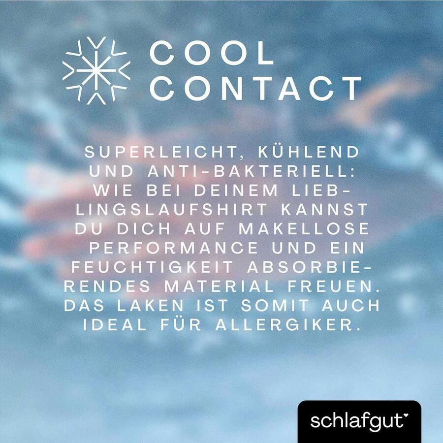 Schlafgut Hoeslaken Cool Contact 100% gekamd microvezel (1 stuk) - Foto 4