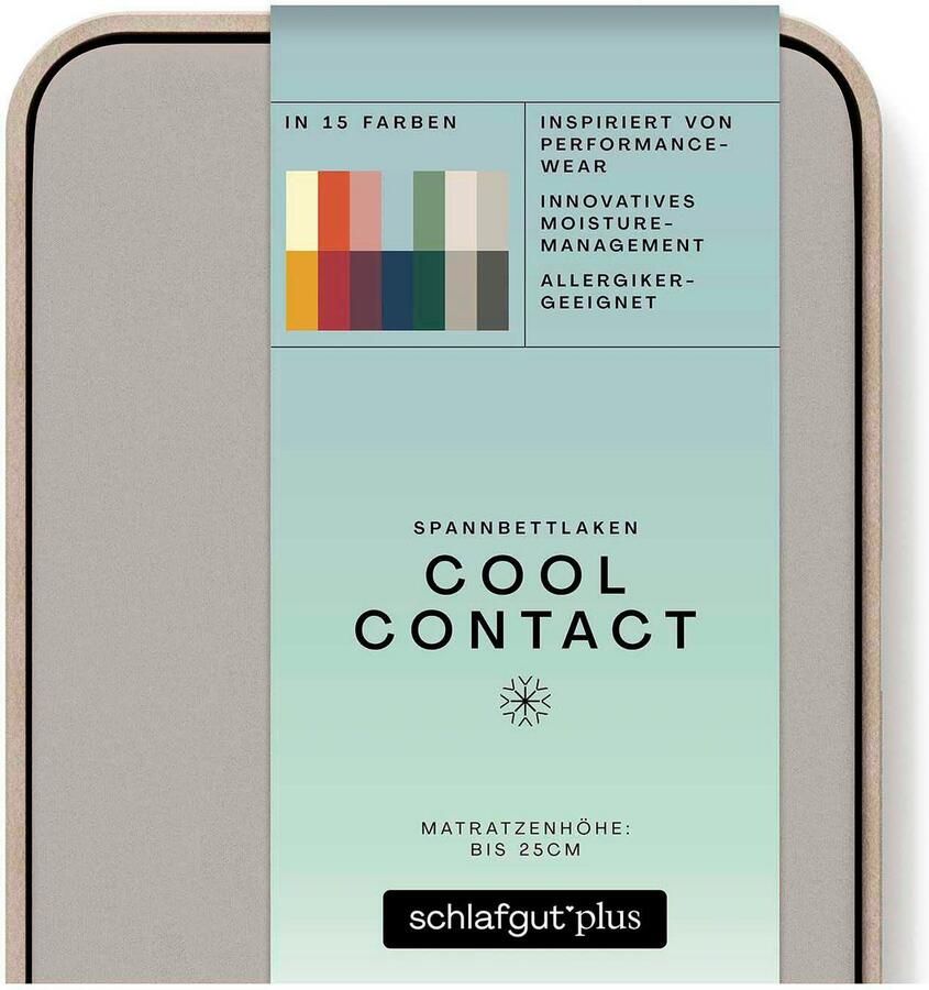 Schlafgut Hoeslaken Cool Contact 100% gekamd microvezel (1 stuk) - Foto 6