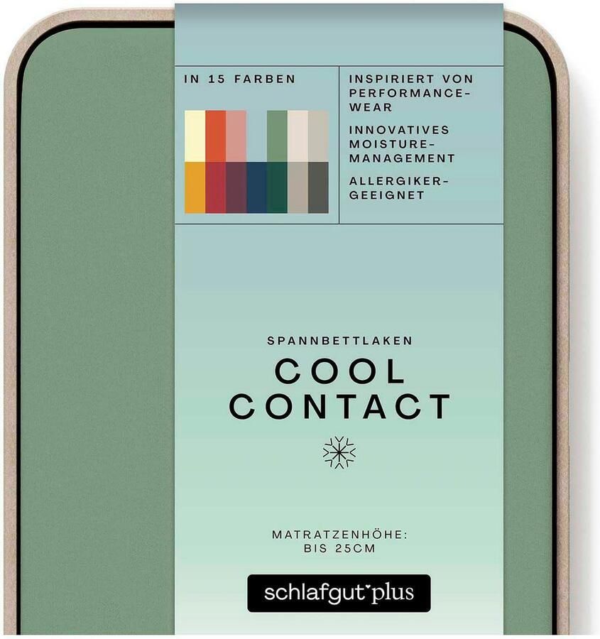 Schlafgut Hoeslaken Cool Contact 100% gekamd microvezel (1 stuk) - Foto 6