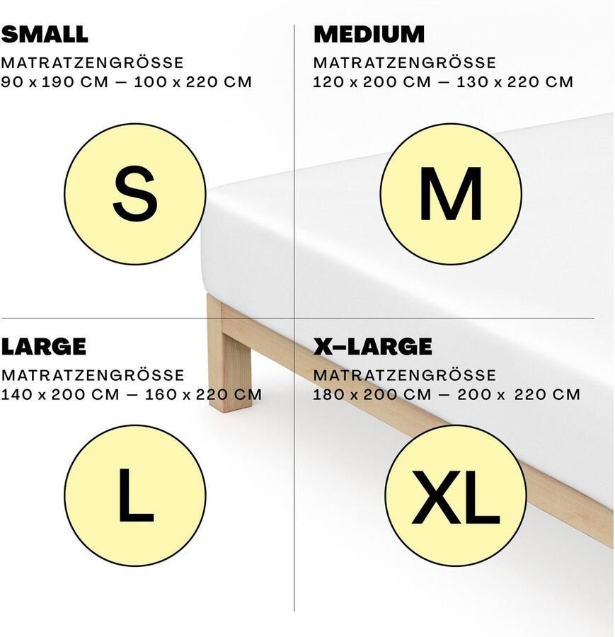 Schlafgut Hoeslaken EASY jersey elastaan MADE IN GREEN by OEKO-TEX (1 stuk) - Foto 8
