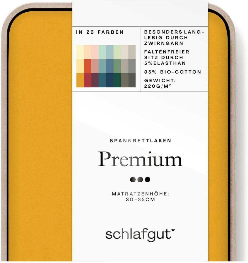 Schlafgut Hoeslaken Premium Zero Waste verpakking PREMIUM kwaliteit (1 stuk) - Foto 9