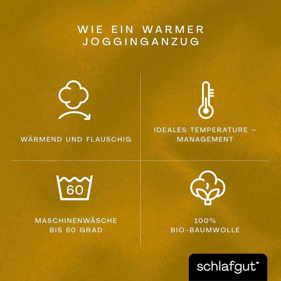 Schlafgut Hoeslaken Soft Contact 100% bio katoen (1 stuk) - Foto 5