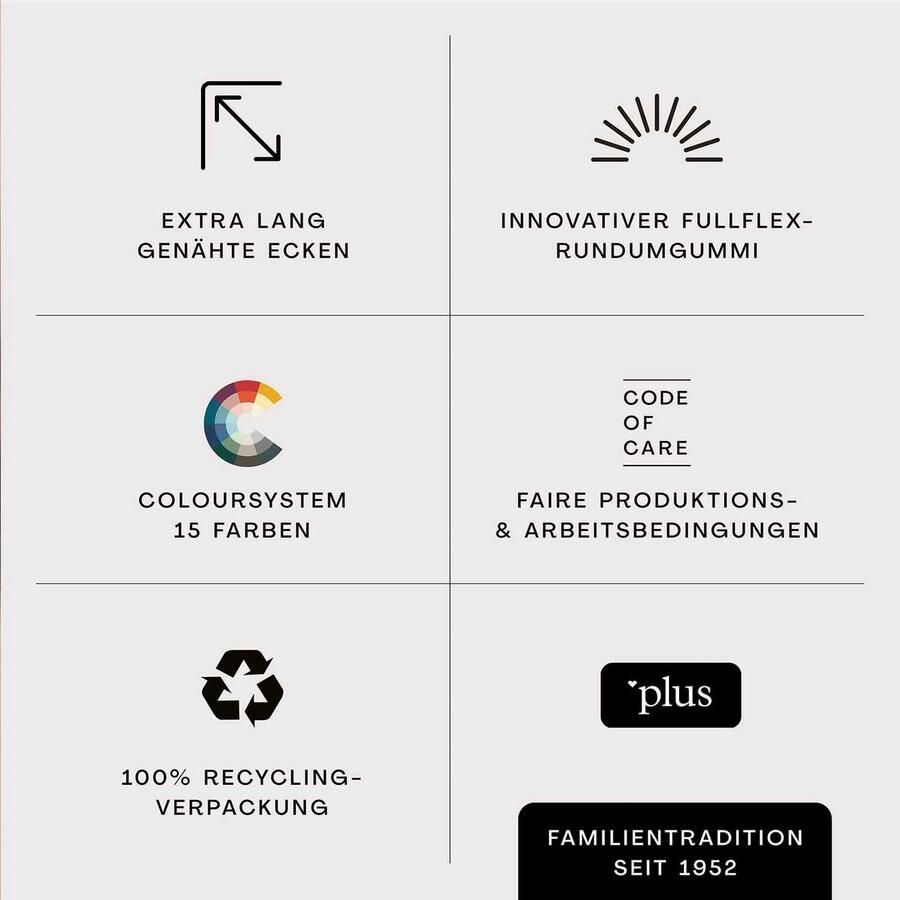 Schlafgut Hoeslaken Soft Contact 100% bio katoen (1 stuk) - Foto 4