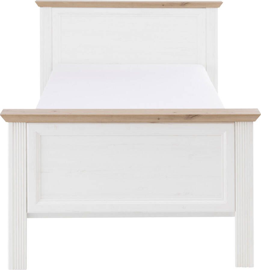 Schlafkontor Bedframe Jasmin II in landelijke stijl