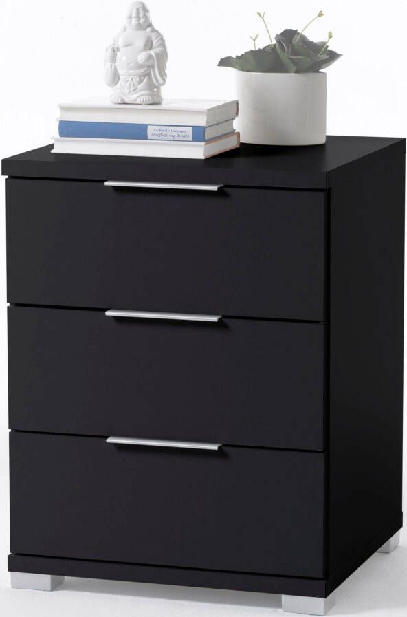 Emob Ladekast Universal 46 x 42 x 61 cm Zwart Slaapkamerkasten Zwart MDF Slaapkamerkasten Op voorraad - Foto 3