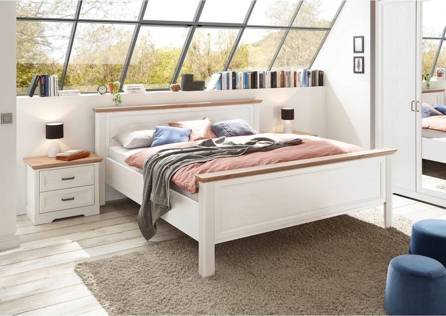 Schlafkontor Bedframe Jasmin II in landelijke stijl - Foto 2