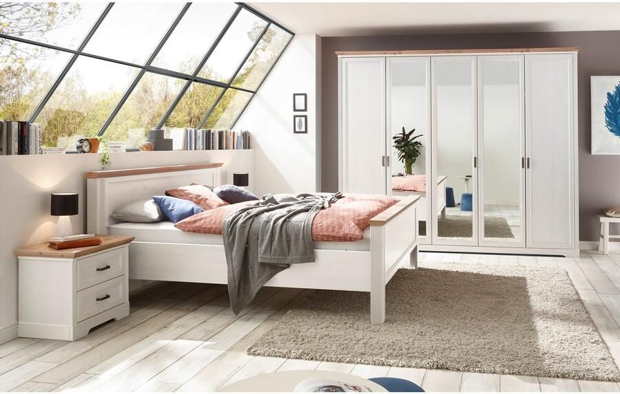 Schlafkontor Bedframe Jasmin II in landelijke stijl - Foto 4