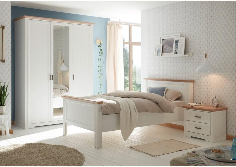 Schlafkontor Bedframe Jasmin II in landelijke stijl - Foto 4