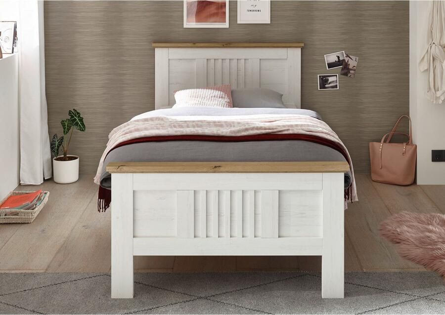 Schlafkontor Bedframe Trient Landhuisstijl bed naar keuze in 2 afmetingen - Foto 5