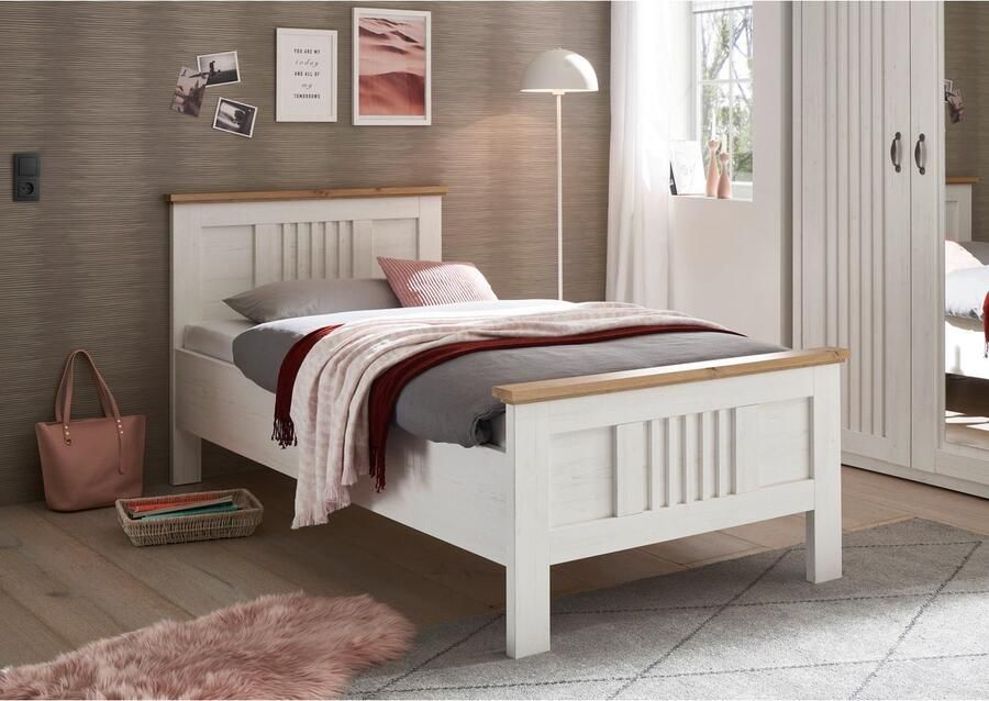 Schlafkontor Bedframe Trient Landhuisstijl bed naar keuze in 2 afmetingen - Foto 6