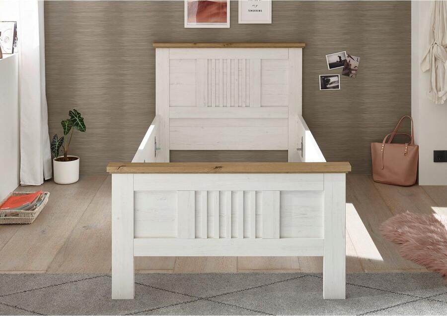 Schlafkontor Bedframe Trient Landhuisstijl bed naar keuze in 2 afmetingen - Foto 7