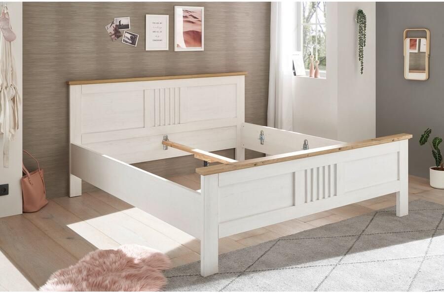 Schlafkontor Bedframe Trient Landhuisstijl bed naar keuze in 2 afmetingen - Foto 5