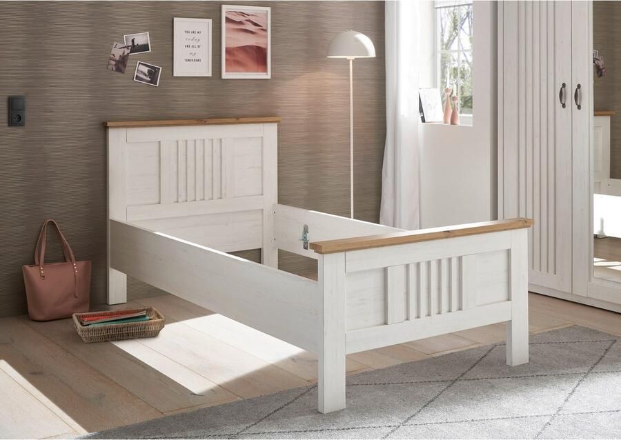 Schlafkontor Bedframe Trient Landhuisstijl bed naar keuze in 2 afmetingen - Foto 8