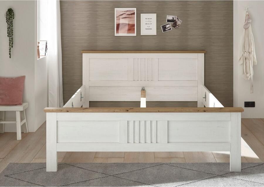 Schlafkontor Bedframe Trient Landhuisstijl bed naar keuze in 2 afmetingen - Foto 4