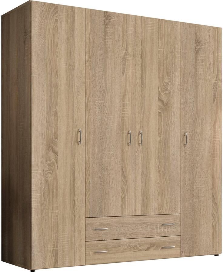 Schlafkontor Draaideurkast Base kledingkast Joe garderobekast waskast bega kast slaapkamer bestseller in 3 breedtes en 2 kleuren - Foto 8