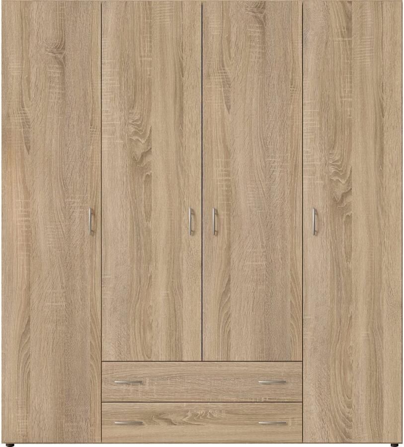 Schlafkontor Draaideurkast Base kledingkast Joe garderobekast waskast bega kast slaapkamer bestseller in 3 breedtes en 2 kleuren - Foto 5