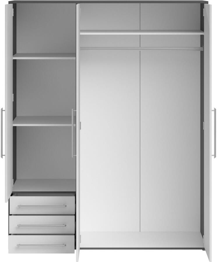 Schlafkontor Draaideurkast Lyss kast kledingkast met draaideuren - Foto 2