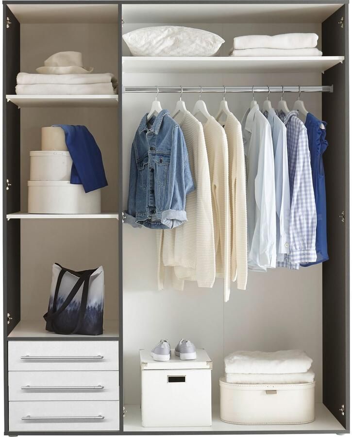 Schlafkontor Draaideurkast Lyss kast kledingkast met draaideuren - Foto 3