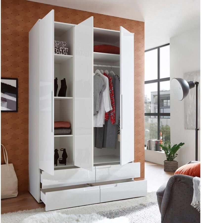 Schlafkontor Draaideurkast Spice met hoogglansfront - Foto 3