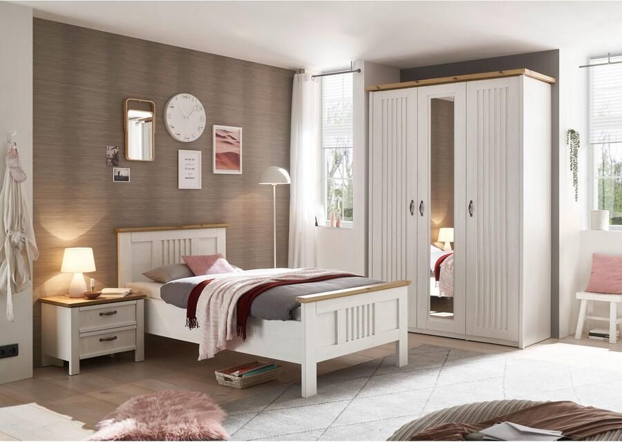 Schlafkontor Bedframe Trient Landhuisstijl bed naar keuze in 2 afmetingen - Foto 4