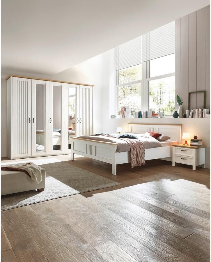 Schlafkontor Bedframe Trient Landhuisstijl bed naar keuze in 2 afmetingen