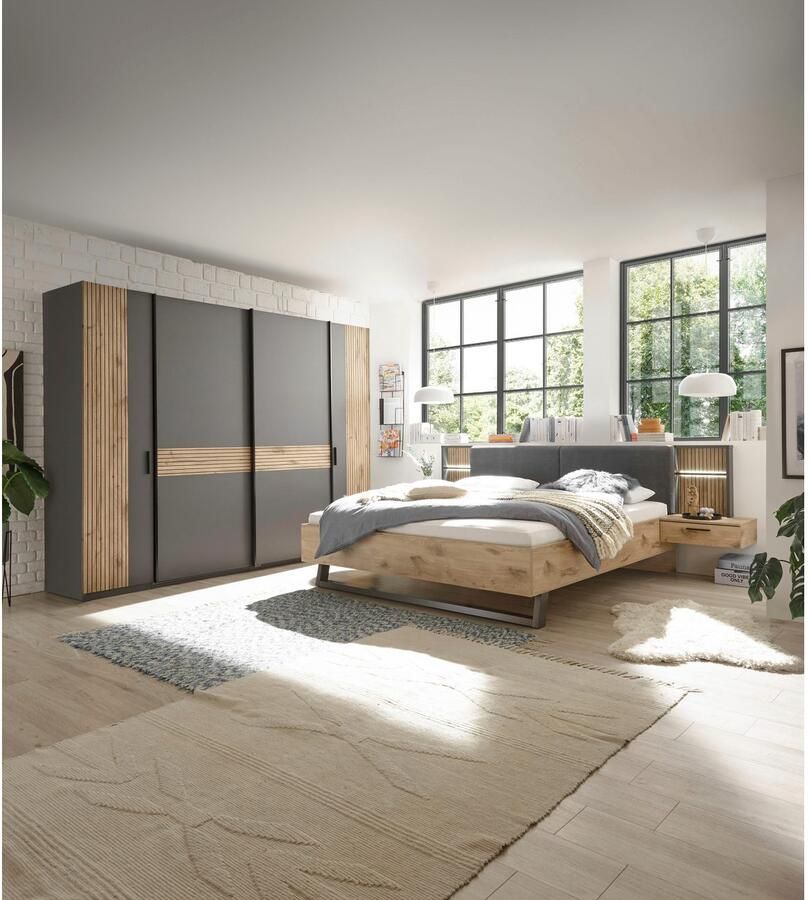 Schlafkontor Ledikant Daria bed met gestoffeerde hoofdeinde