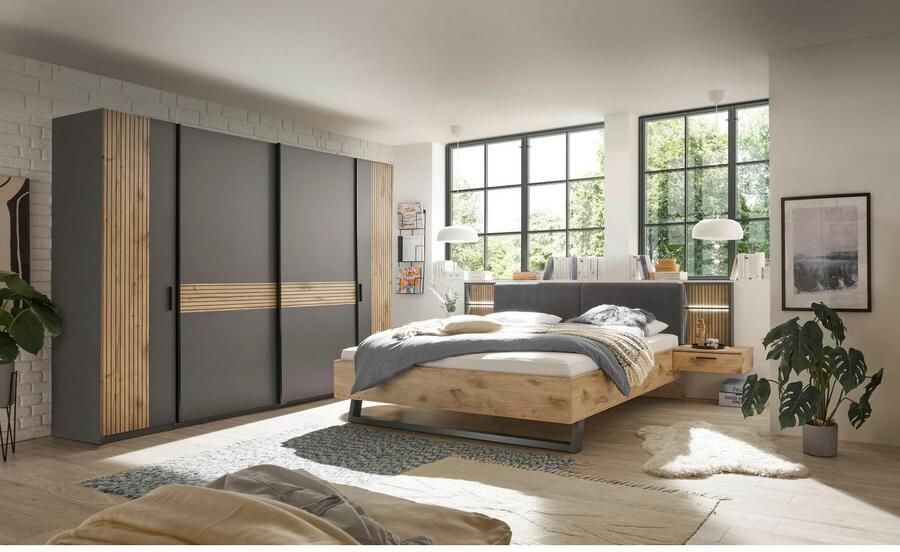 Schlafkontor Ledikant Daria bed met gestoffeerde hoofdeinde - Foto 9