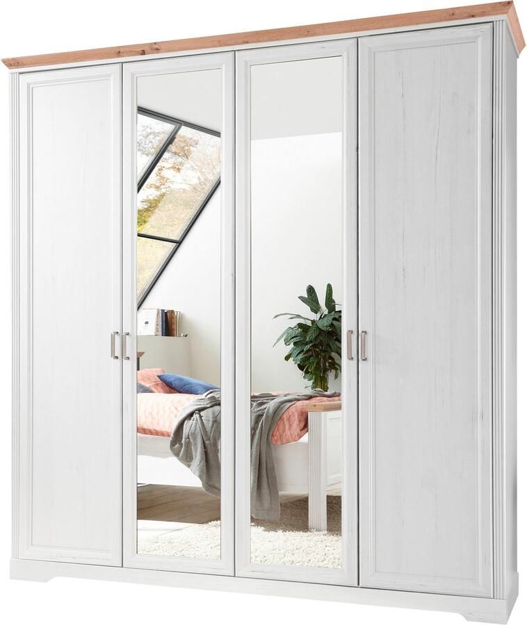 Schlafkontor Kledingkast Jasmin II in landelijke stijl - Foto 3