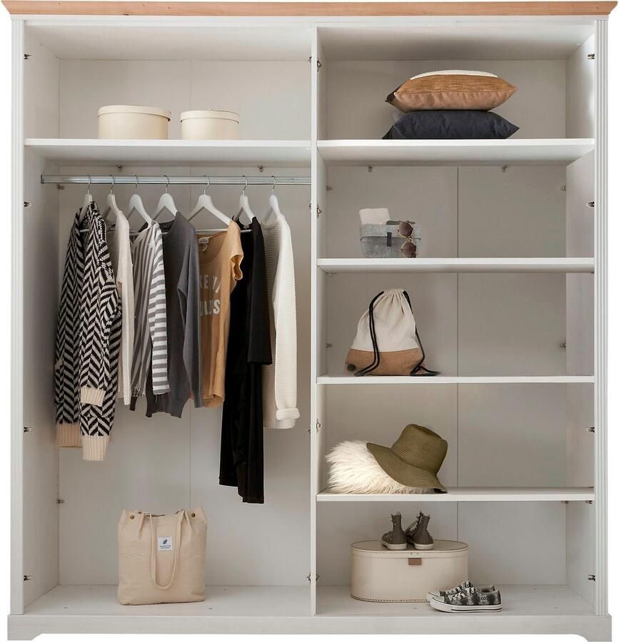 Schlafkontor Kledingkast Jasmin II in landelijke stijl