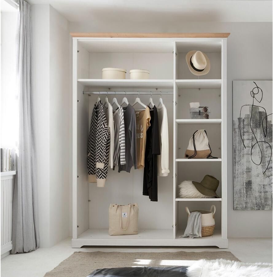 Schlafkontor Kledingkast Jasmin II in landelijke stijl - Foto 2