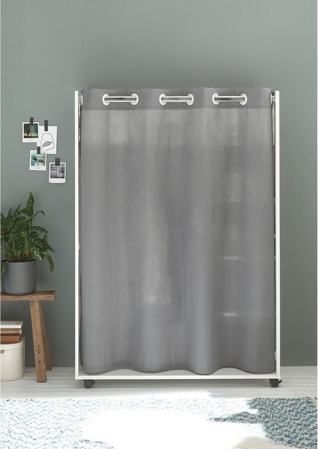 Schlafkontor Kledingkast Jenke kledingkast slaapkamerkast op wielen BESTSELLER Multifunctionele kledingkast met moderne gordijngarderobe - Foto 15