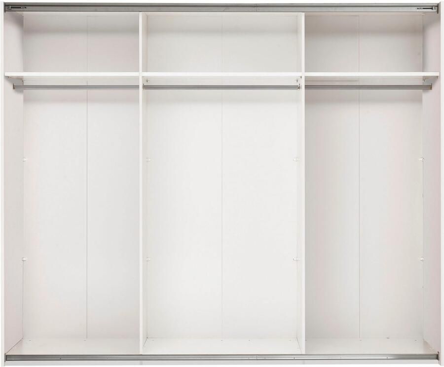 Schlafkontor Kledingkast Leo zweefdeurkast schuifdeurkast met spiegel Accent in Viking Oak lichte ribbelstructuur en spiegel - Foto 8