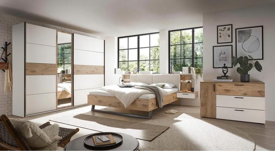 Schlafkontor Ledikant Daria bed met gestoffeerde hoofdeinde - Foto 10