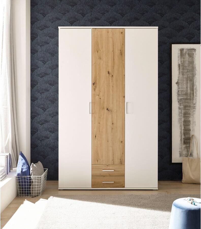 Schlafkontor Kledingkast Marburg bestseller kast garderobe met lades Slaapkamerkast in topkwaliteit in 2 breedtes - Foto 3