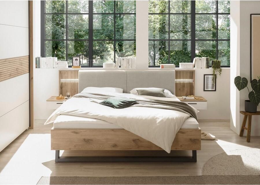 Schlafkontor Ledikant Daria bed met gestoffeerde hoofdeinde - Foto 4