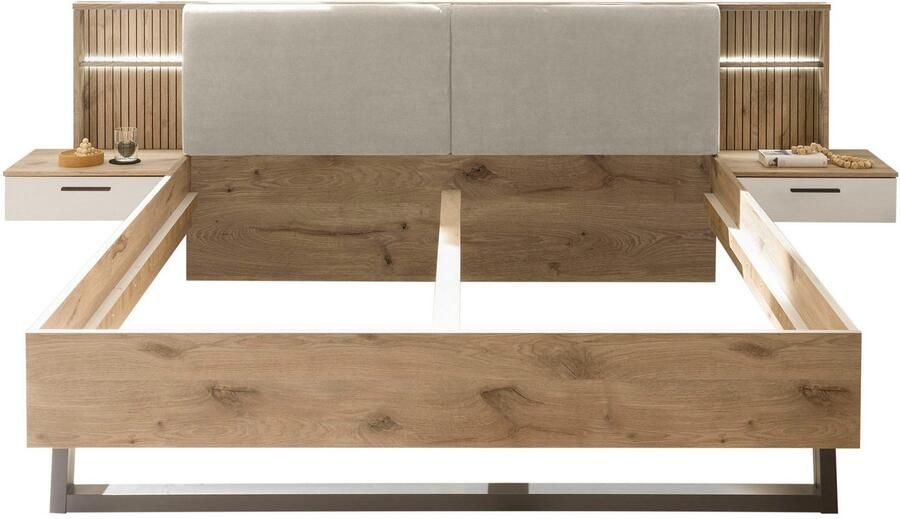 Schlafkontor Ledikant Daria bed met gestoffeerde hoofdeinde - Foto 8