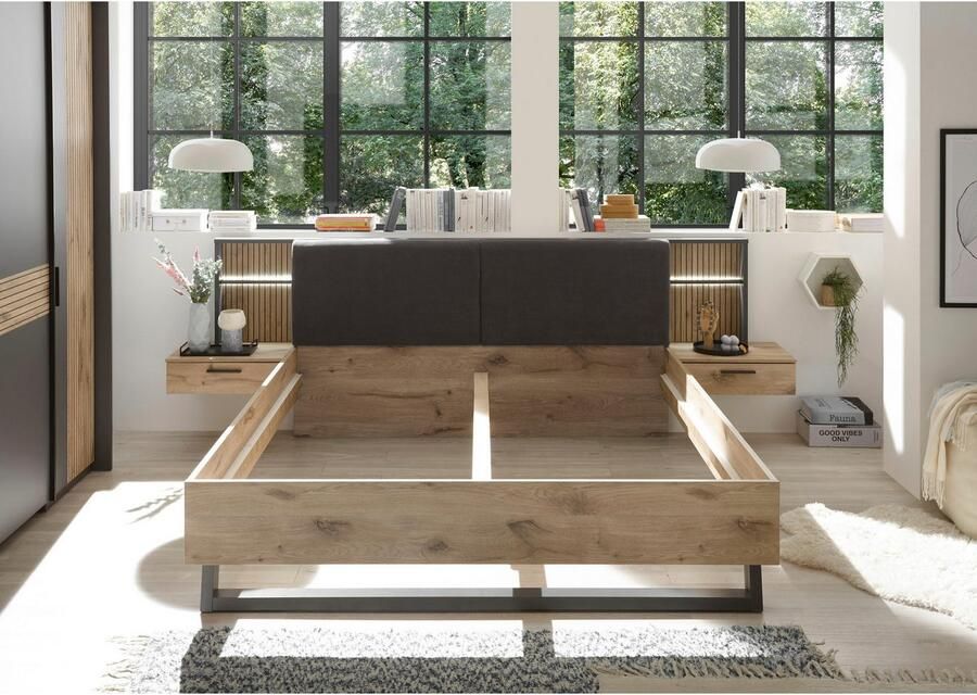 Schlafkontor Ledikant Daria bed met gestoffeerde hoofdeinde - Foto 2