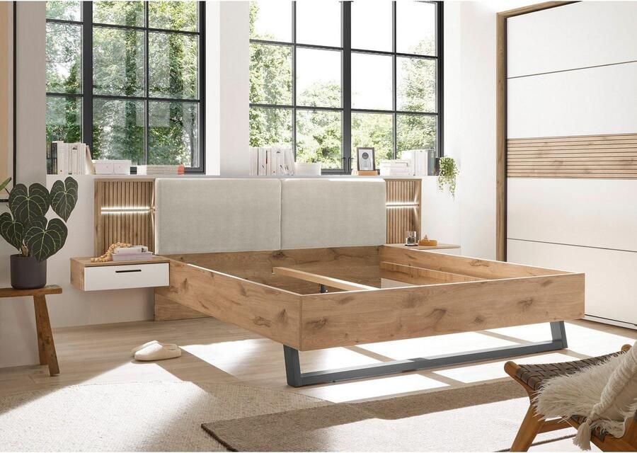 Schlafkontor Ledikant Daria bed met gestoffeerde hoofdeinde - Foto 3