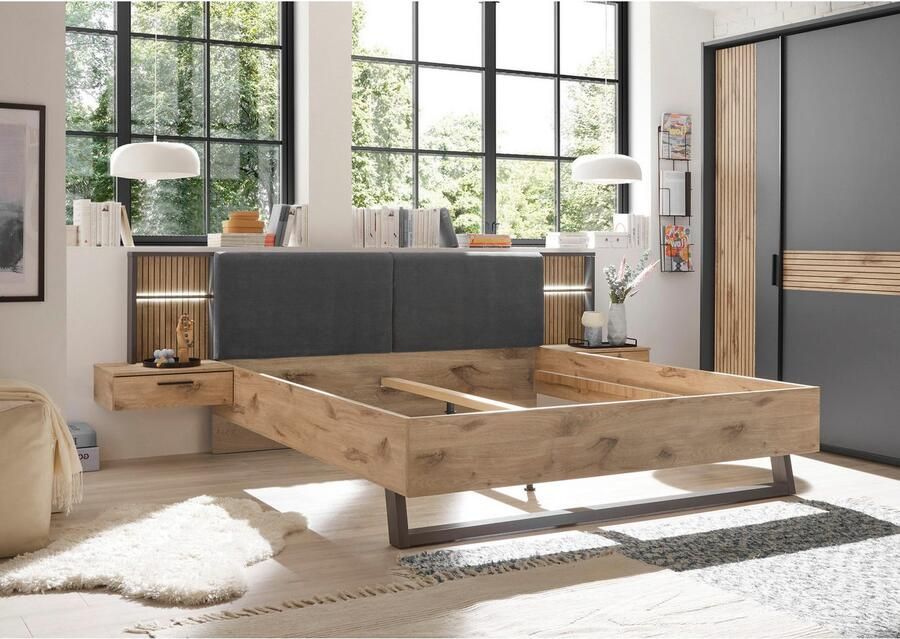 Schlafkontor Ledikant Daria bed met gestoffeerde hoofdeinde - Foto 5