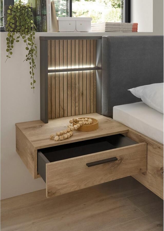 Schlafkontor Ledikant Daria bed met gestoffeerde hoofdeinde - Foto 6