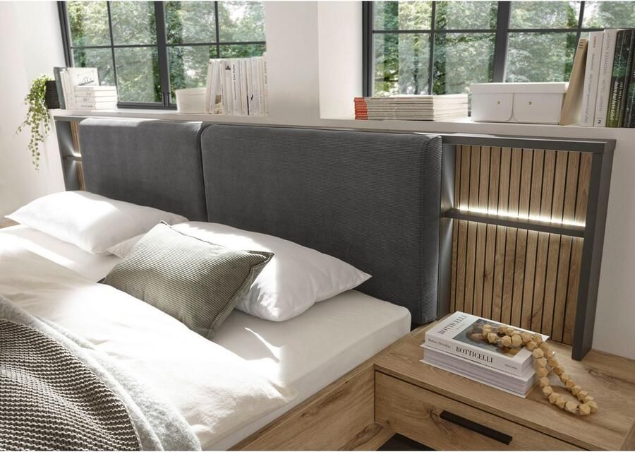 Schlafkontor Ledikant Daria bed met gestoffeerde hoofdeinde - Foto 3