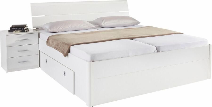 Schlafkontor Ledikant met bergruimte Mars inclusief 2 laden en ledverlichting - Foto 11