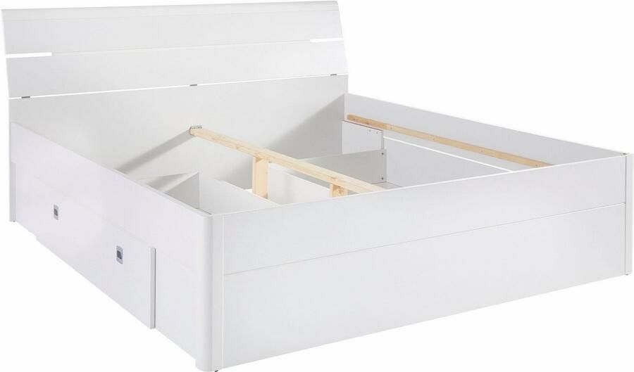 Schlafkontor Ledikant met bergruimte Mars inclusief 2 laden en ledverlichting - Foto 8