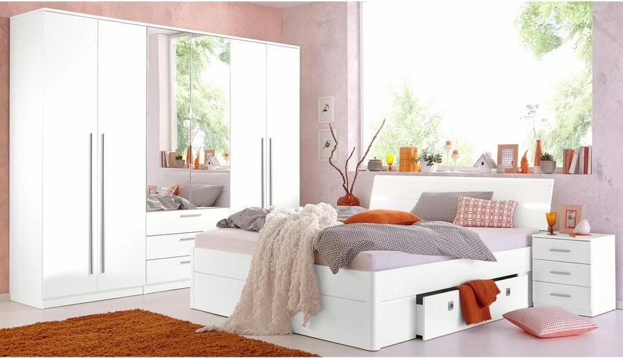 Schlafkontor Ledikant met bergruimte Mars inclusief 2 laden en ledverlichting - Foto 9