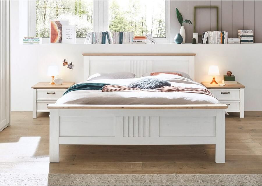 Schlafkontor Bedframe Trient Landhuisstijl bed naar keuze in 2 afmetingen - Foto 2